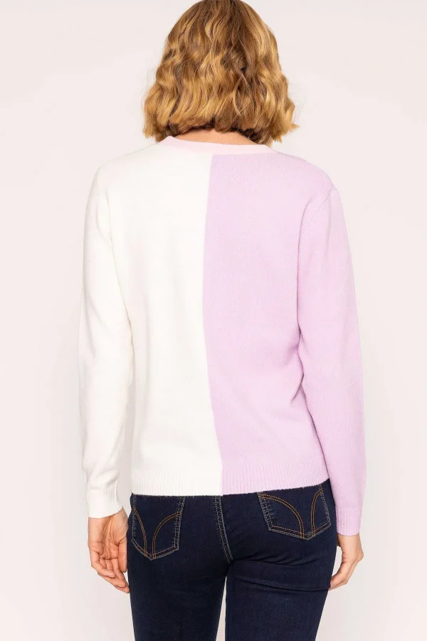 Kelly & Grace Weekend Panel Knit In Lilac*Women Jumpers & Cardigans