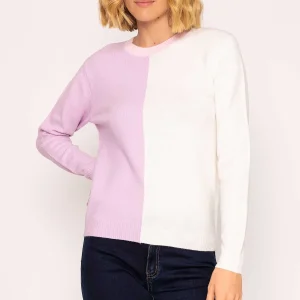 Kelly & Grace Weekend Panel Knit In Lilac*Women Jumpers & Cardigans