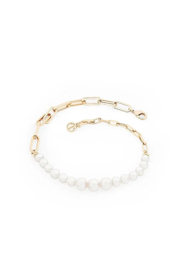 Tipperary Crystal Jewellery Pearl & Chain Link Bracelet* Boxed Gifts