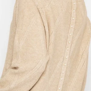 J'aime la Vie Pearl Back Knit In Beige*Women Jumpers & Cardigans
