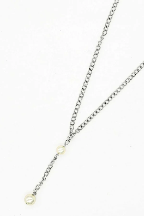 Joularie Pearl Drop Necklace* Necklaces