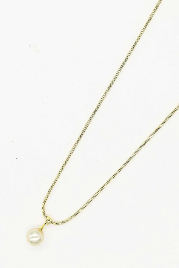 Joularie Pearl Drop Necklace* Necklaces