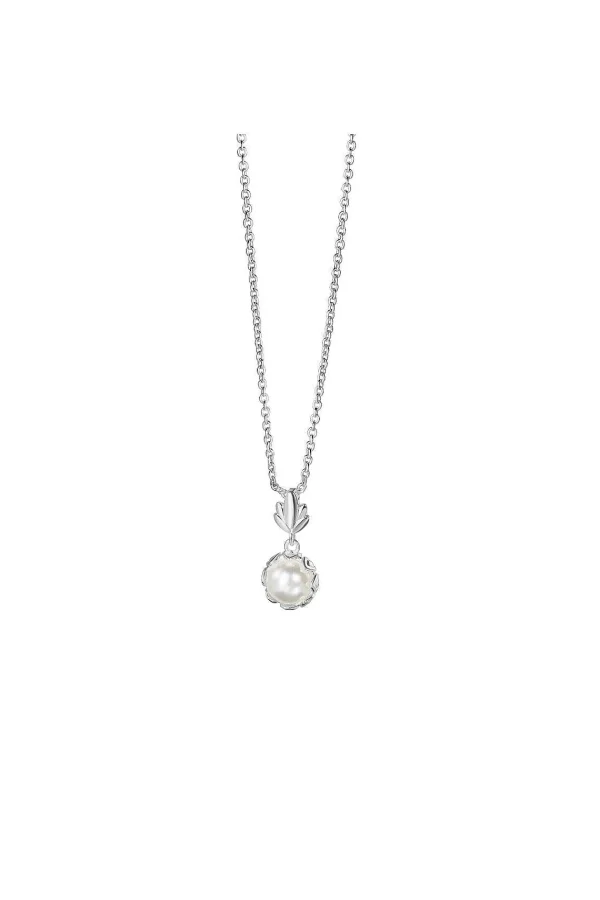 Newbridge Silverware Jewellery Pearl Leaf Pendant* Boxed Gifts