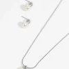 Joularie Pearl Pendant Necklace In Silver*Women As Seen On Social