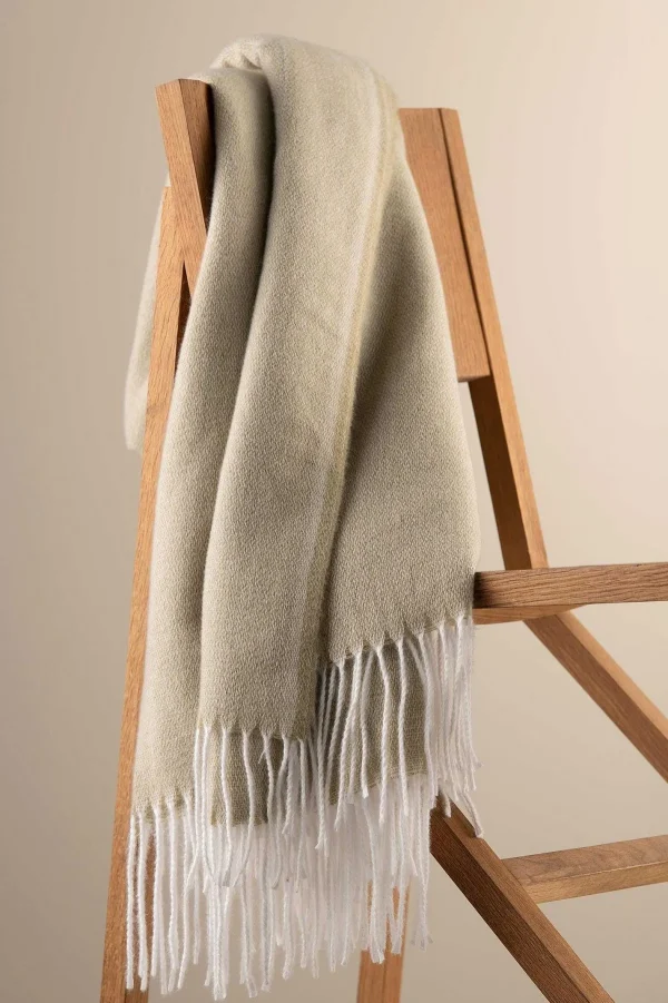 Galway Crystal Pearl Sage Throw* Homeware