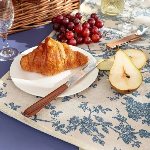 Carraig Donn HOME 4 Person Picnic Basket Blue Floral* Homeware