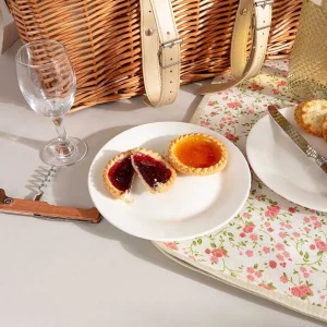 Carraig Donn HOME 4 Person Pink Floral Picnic Basket* Homeware
