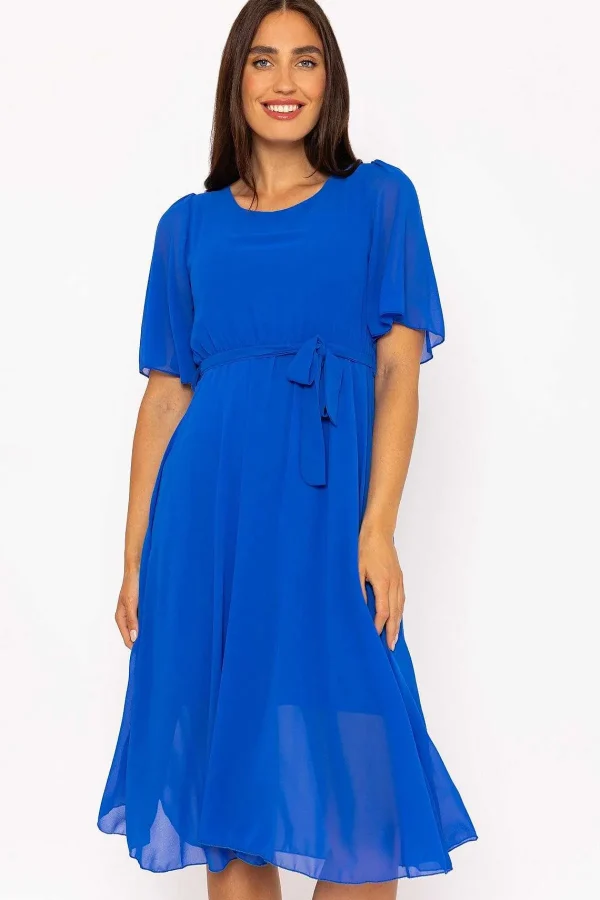 Pala D'oro Philipa Blue Midi Dress* Sale Dresses
