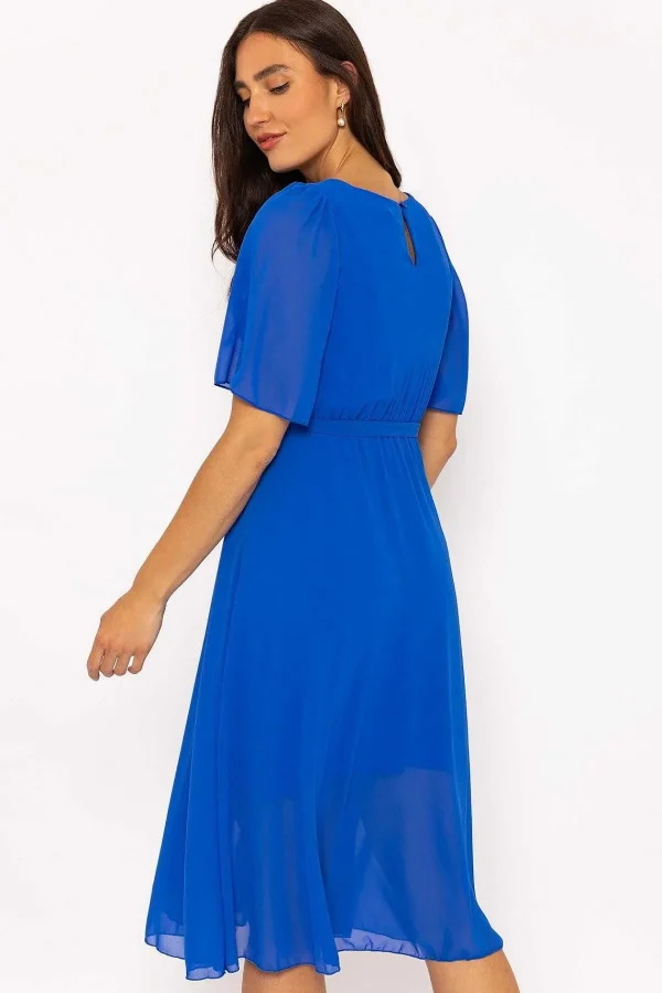 Pala D'oro Philipa Blue Midi Dress* Sale Dresses