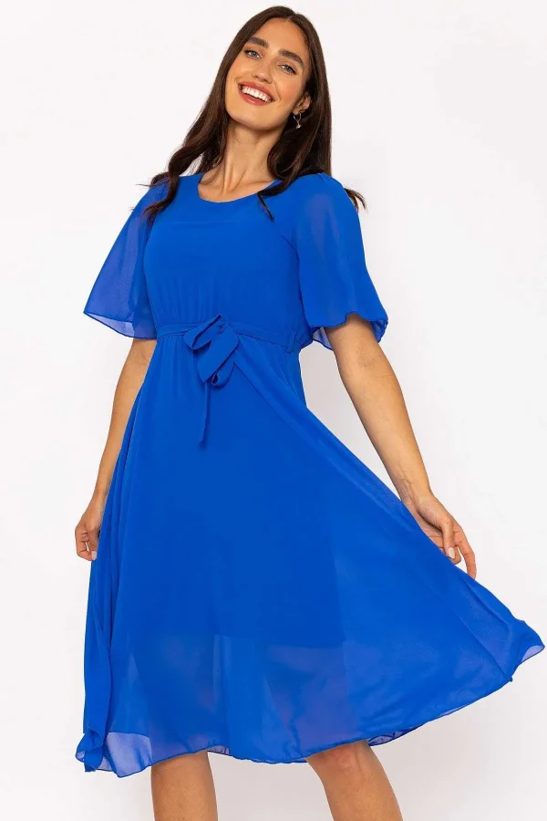 Pala D'oro Philipa Blue Midi Dress* Sale Dresses