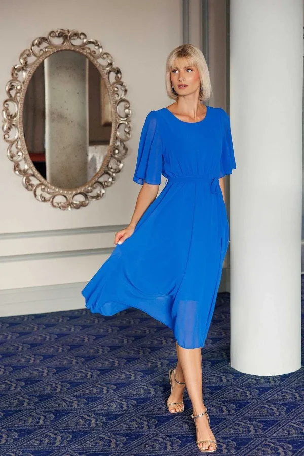 Pala D'oro Philipa Blue Midi Dress* Sale Dresses