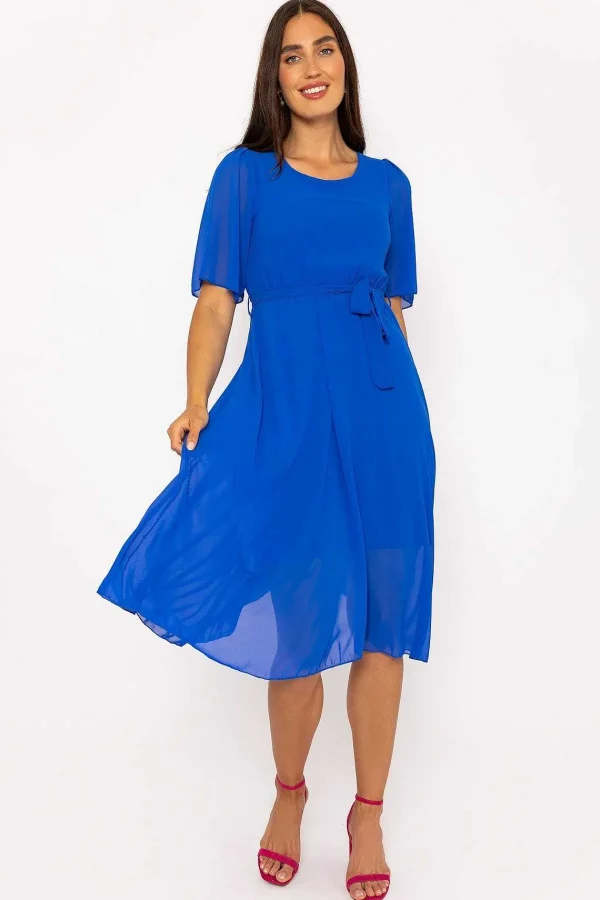Pala D'oro Philipa Blue Midi Dress* Sale Dresses