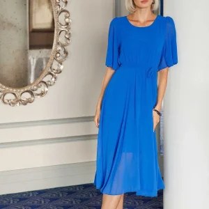 Pala D'oro Philipa Blue Midi Dress* Sale Dresses