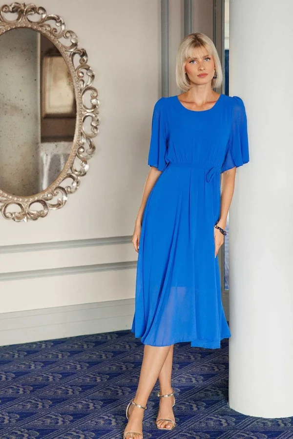 Pala D'oro Philipa Blue Midi Dress* Sale Dresses