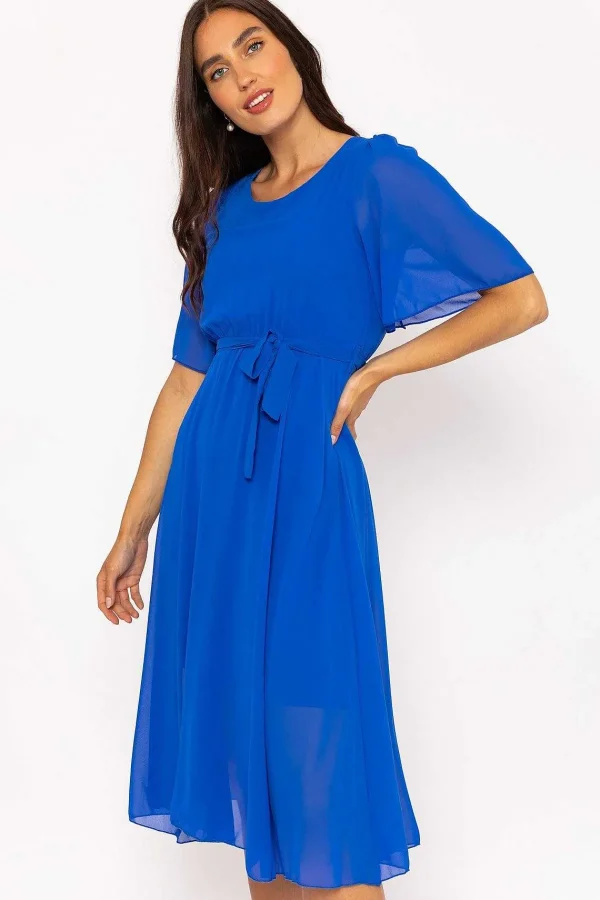 Pala D'oro Philipa Blue Midi Dress* Sale Dresses