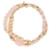 Knight & Day Pink And Beige Bead Bracelet* Jewellery