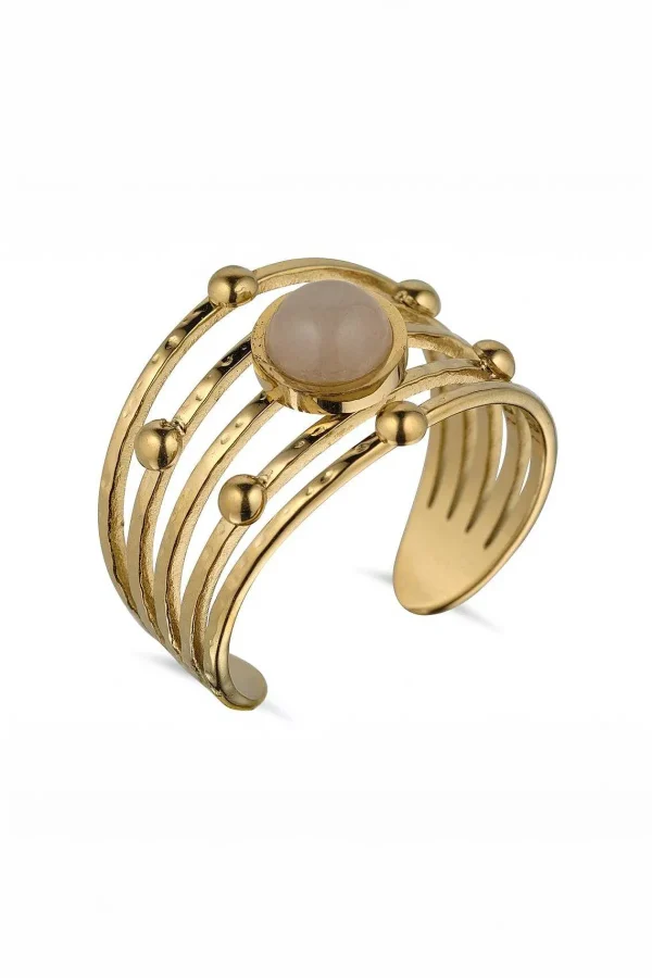 Knight & Day Pink Aventurine Gemstone Ring* Rings