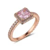 Knight & Day Pink Cz Rose Gold Ring Size 7* Jewellery