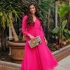 Pala D'oro Pink Hannah Midi Dress*Women Dresses & Jumpsuits