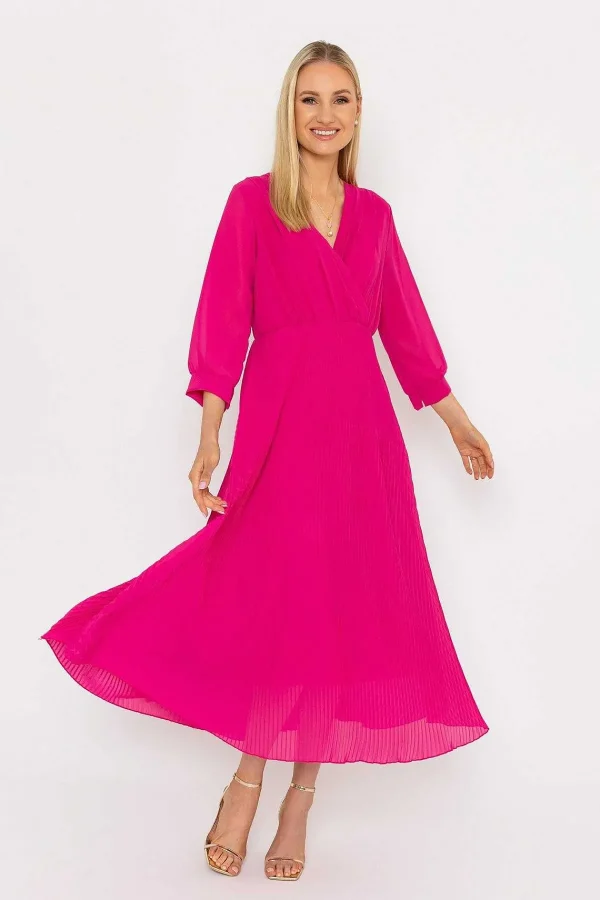 Pala D'oro Pink Hannah Midi Dress*Women Dresses & Jumpsuits