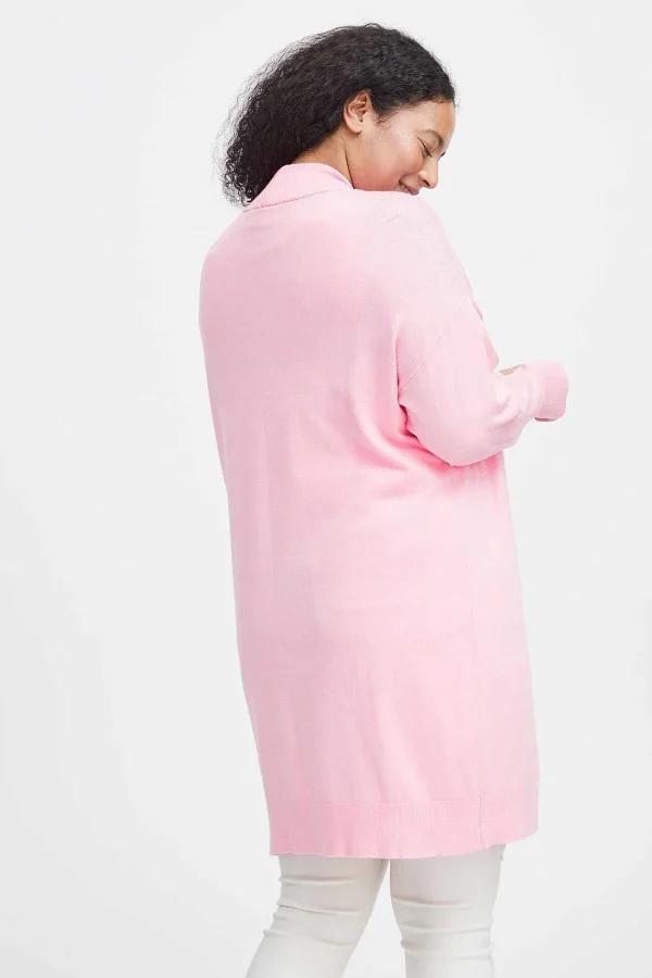 Simple Wish Pink Knitted Cardigan*Women Jumpers & Cardigans