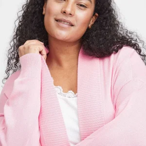 Simple Wish Pink Knitted Cardigan*Women Jumpers & Cardigans