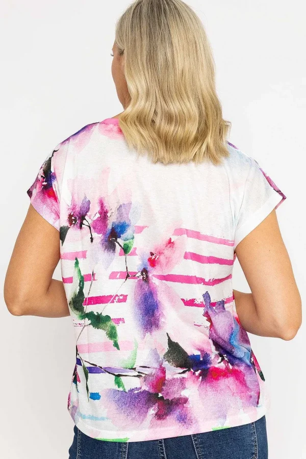 Voulez Vous Pink Printed Jersey Top*Women Tops & Blouses