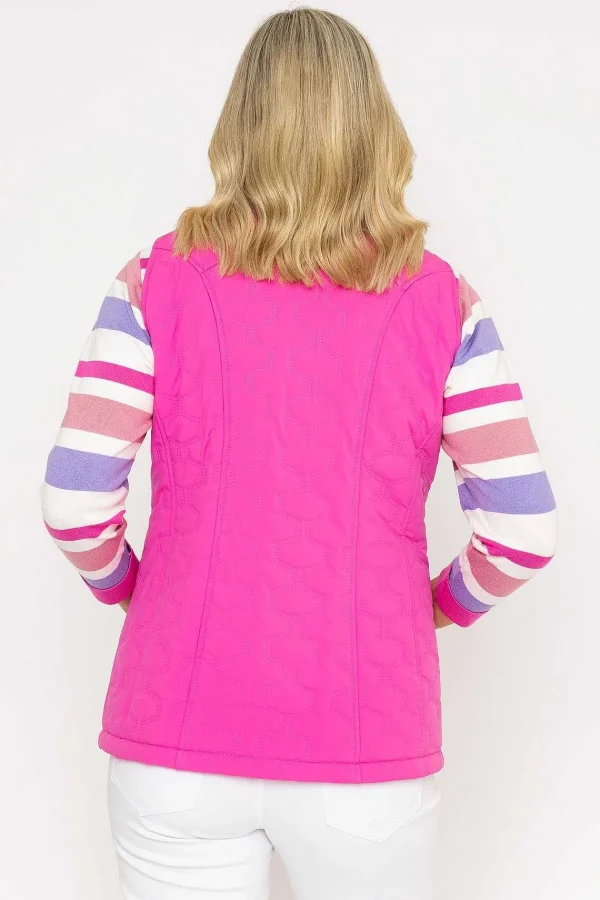 Voulez Vous Pink Quilted Gilet*Women Coats & Jackets