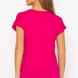Kelly & Grace Weekend Pink Side Ruched Detail Top*Women Tops & Blouses