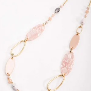 Soul Jewellery Pink Tortoise Link Necklace*Women Classic Fashion