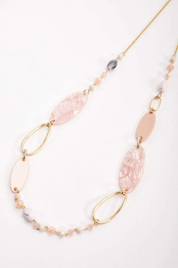 Soul Jewellery Pink Tortoise Link Necklace*Women Classic Fashion