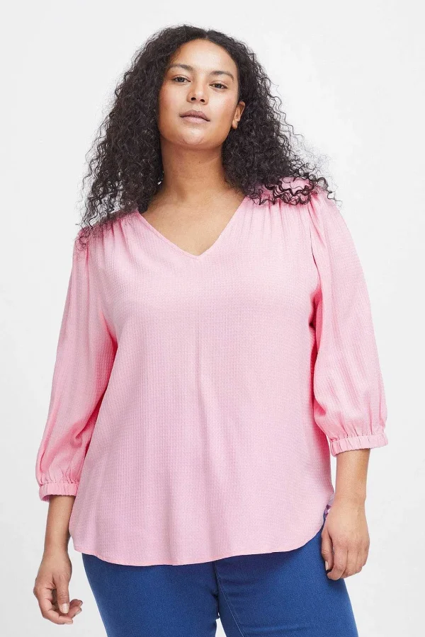 Simple Wish Pink Viscose Top*Women Tops & Blouses