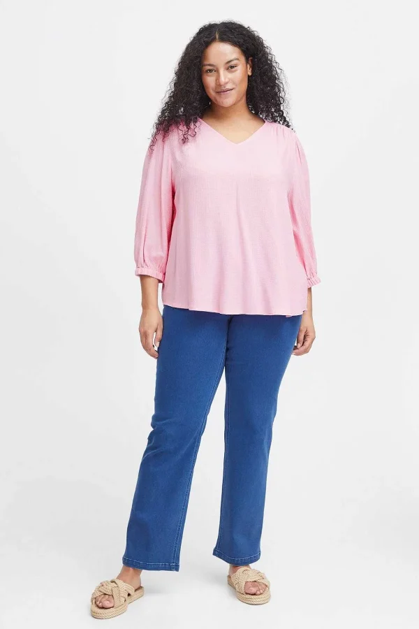 Simple Wish Pink Viscose Top*Women Tops & Blouses