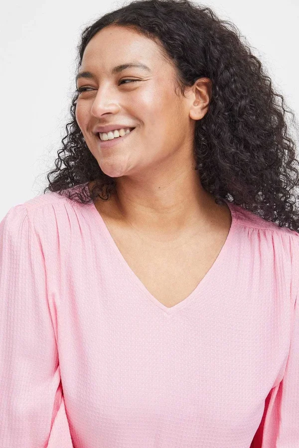 Simple Wish Pink Viscose Top*Women Tops & Blouses