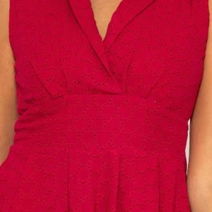 Rowen Avenue Pink Wrap Broderie Mini Dress* Sale Dresses