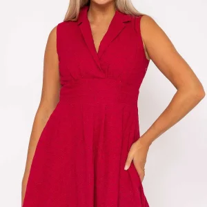 Rowen Avenue Pink Wrap Broderie Mini Dress* Sale Dresses