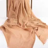 Pala D'oro Accessories Plain Scarf In Camel* Accessories