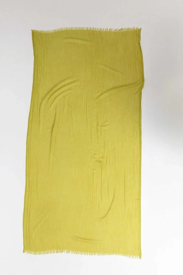 Pala D'oro Accessories Plain Scarf In Lime* Accessories