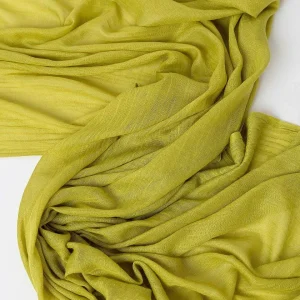 Pala D'oro Accessories Plain Scarf In Lime* Accessories