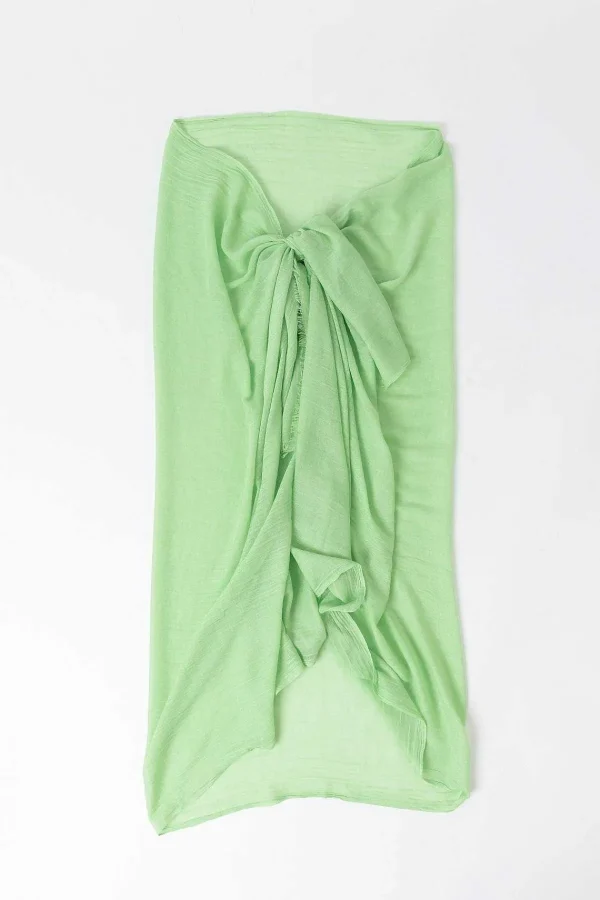 Pala D'oro Accessories Plain Scarf In Mint* Accessories