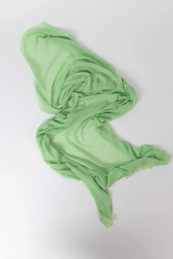 Pala D'oro Accessories Plain Scarf In Mint* Accessories