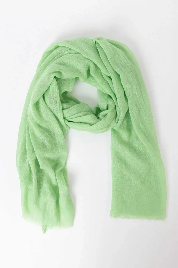 Pala D'oro Accessories Plain Scarf In Mint* Accessories