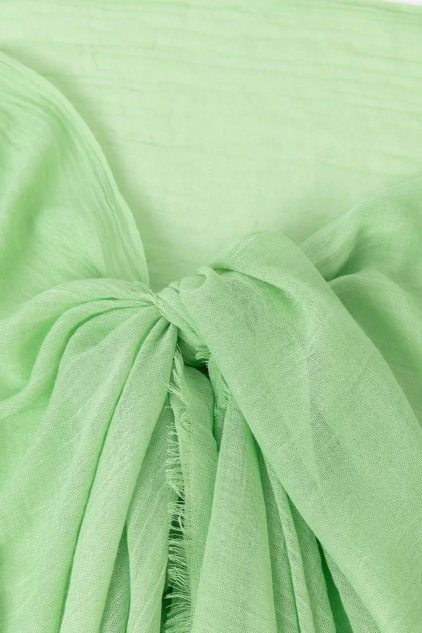 Pala D'oro Accessories Plain Scarf In Mint* Accessories