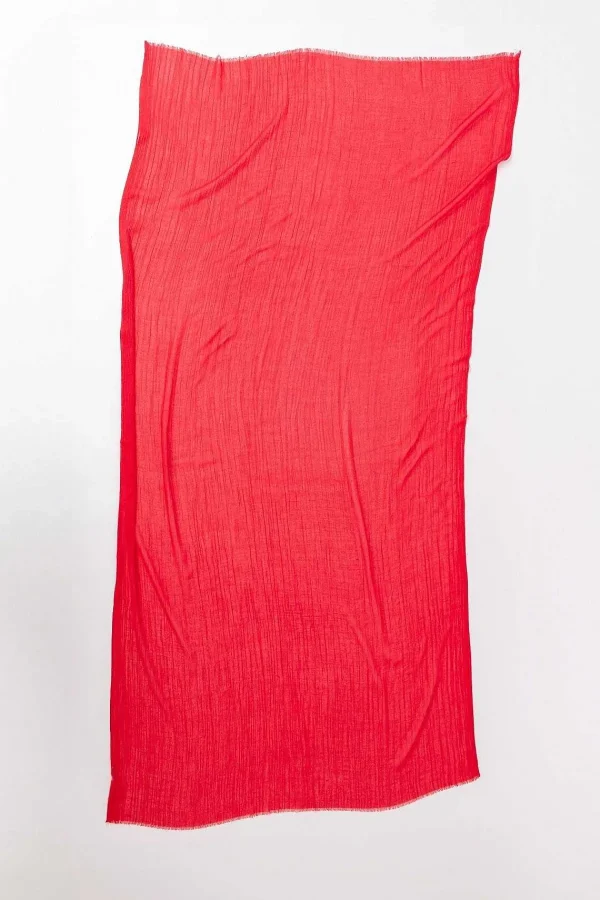 Pala D'oro Accessories Plain Scarf In Red* Accessories