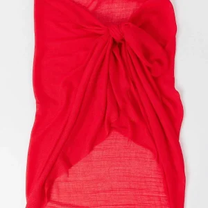 Pala D'oro Accessories Plain Scarf In Red* Accessories