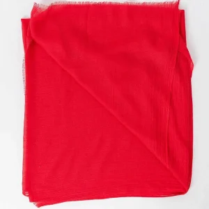 Pala D'oro Accessories Plain Scarf In Red* Accessories