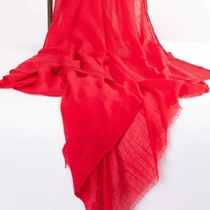 Pala D'oro Accessories Plain Scarf In Red* Accessories