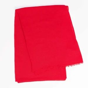 Pala D'oro Accessories Plain Scarf In Red* Accessories