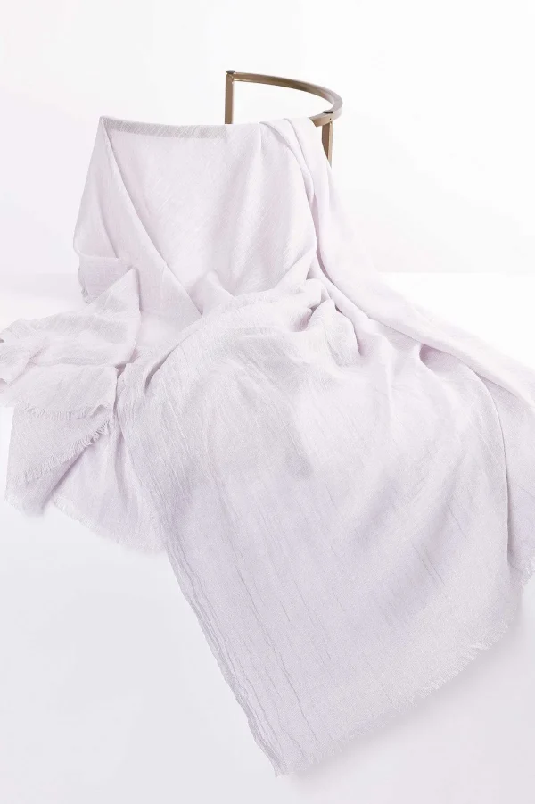 Pala D'oro Accessories Plain Scarf In Silver* Accessories