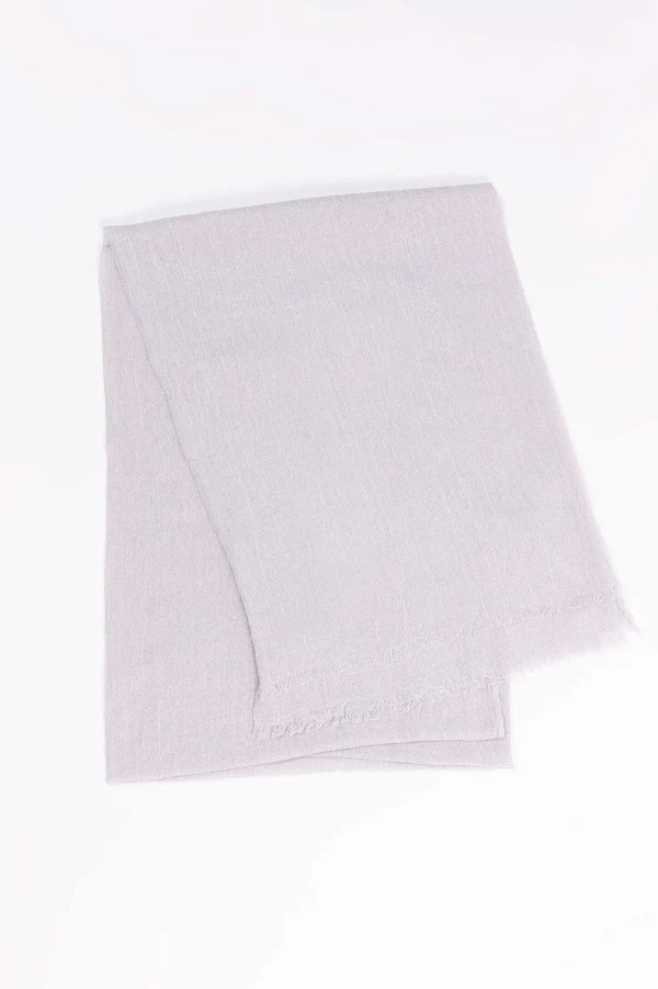 Pala D'oro Accessories Plain Scarf In Silver* Accessories